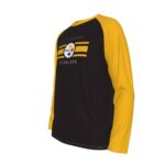Pittsburgh Steelers All-Over Print Men's Long Sleeve T-shirt With Raglan Sleeve
