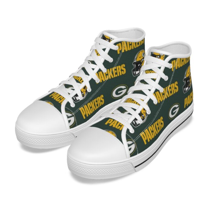 Green Bay Packers Men's Canvas Shoes - Image 3