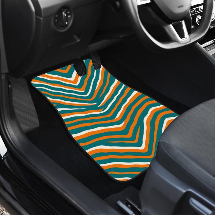 Miami Dolphins Zubaz Front row car mats (2pcs) - Image 2