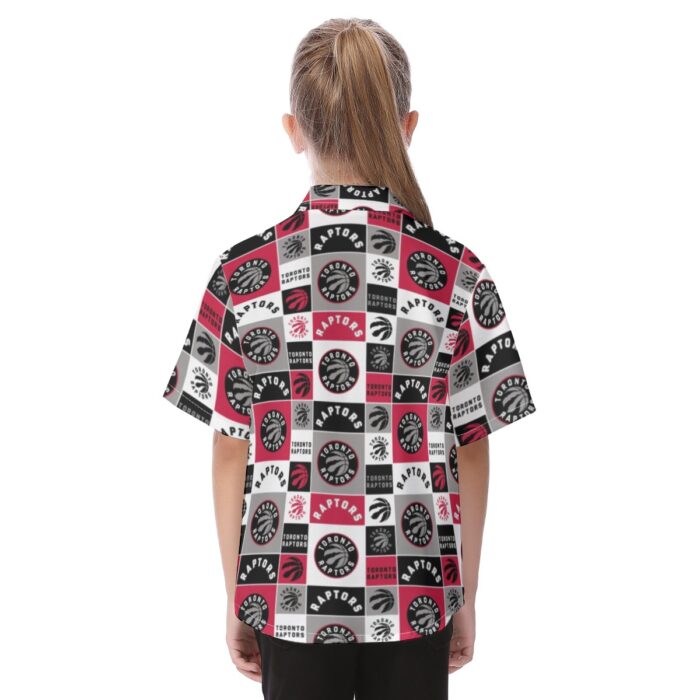 Toronto Raptors Kid's Hawaiian Vacation Shirt - Image 4