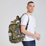 Pittsburgh Steelers Zubaz All-Over Print Multifunctional Backpack