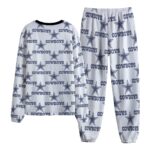 Dallas Cowboys Zubaz All-Over Print Unisex Thicken Pajama Suit - Image 3