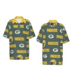 Green Bay Packers All-Over Print Teenage Polo Collar Jersey |210GSM - Image 6