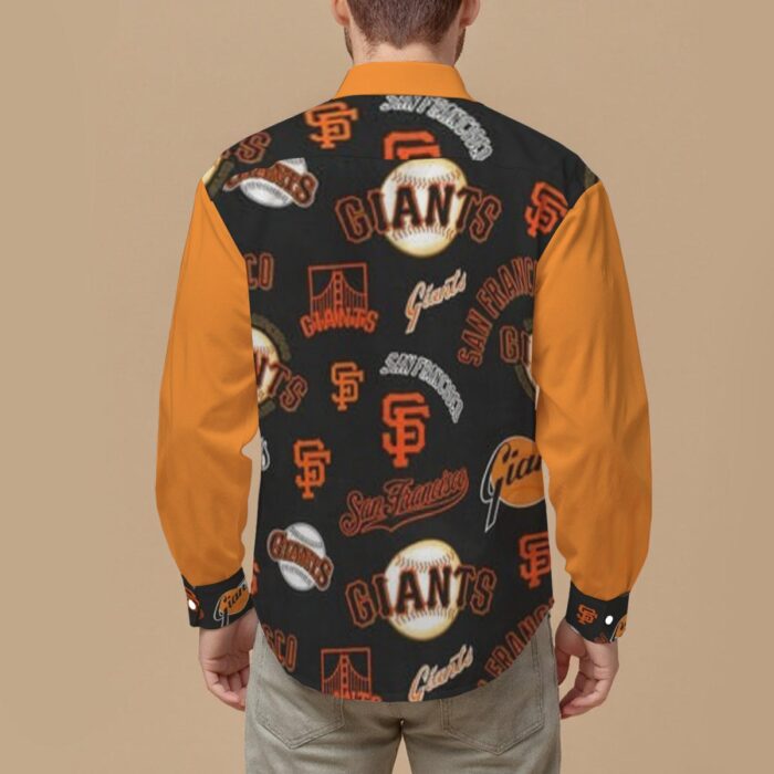 San Francisco Giants Men's Slim Fit Long Sleeve Shirt - Image 2