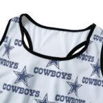Dallas Cowboys Zubaz All-Over Print Women's Sports Bra|210GSM - Image 2