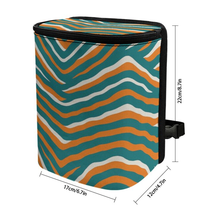 Miami Dolphins Zubaz Car Hanging Trash Bin - Image 6