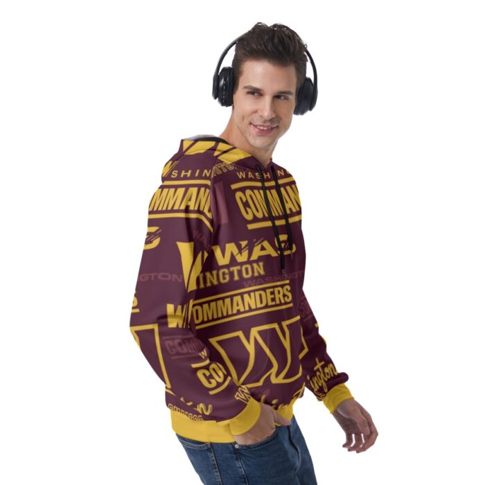 Washington Commanders  Raglan Pullover Hoodie - Image 2