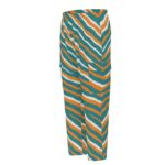 Miami Dolphins Zubaz All-Over Print Men's Cargo Pants|220GSM Birdseye - Image 6