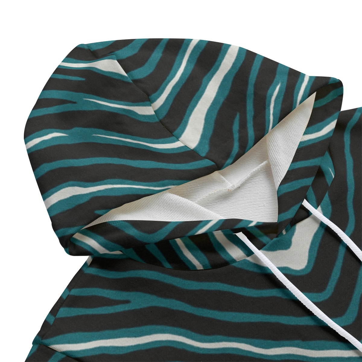 Philadelphia Eagles Zubaz All-Over Print Unisex Hooded Vest | 310GSM Cotton - Image 3