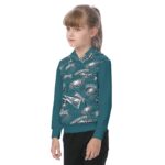 Philadelphia Eagles Zubaz All-Over Print Oversized Kid's Hoodie - Image 3
