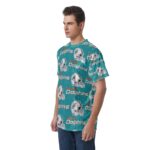 Miami Dolphins Zubaz All-Over Print Men's T-Shirt | Velvet - Image 2