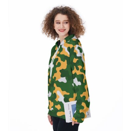 Green Bay Packers All-Over Print Women's Pullover Hoodie