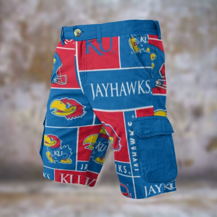 Kansas - Jayhawks Cargo Shorts - Image 3
