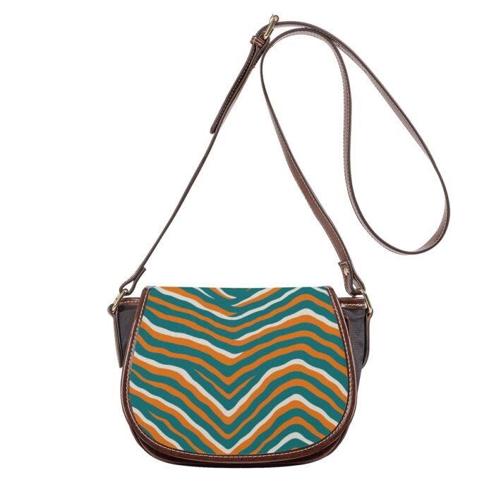 Miami Dolphins Zubaz Tambourin Bag With Single Strap - Image 3