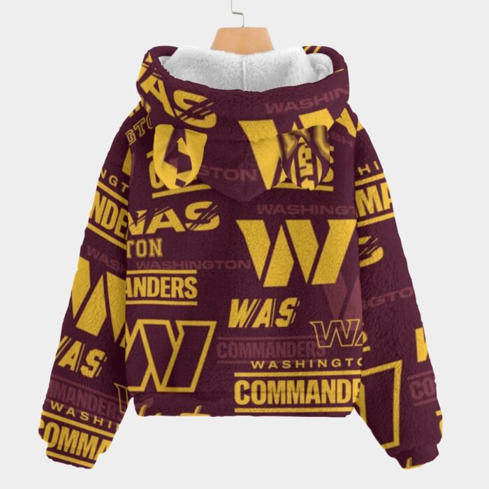 Washington Commanders Kid’s Borg Fleece Sweatshirt With Ear - Image 2