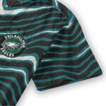 Philadelphia Eagles Zubaz All-Over Print Men's Breathable Cotton Shirt|125GSM - Image 4