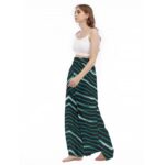 Philadelphia Eagles Zubaz All-Over Print Women's High Waist Wide Leg Trousers - Image 3
