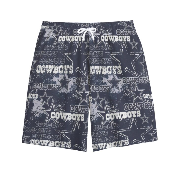 Dallas Cowboys Zubaz All-Over Print Unisex Short Pants | 310GSM Cotton - Image 4