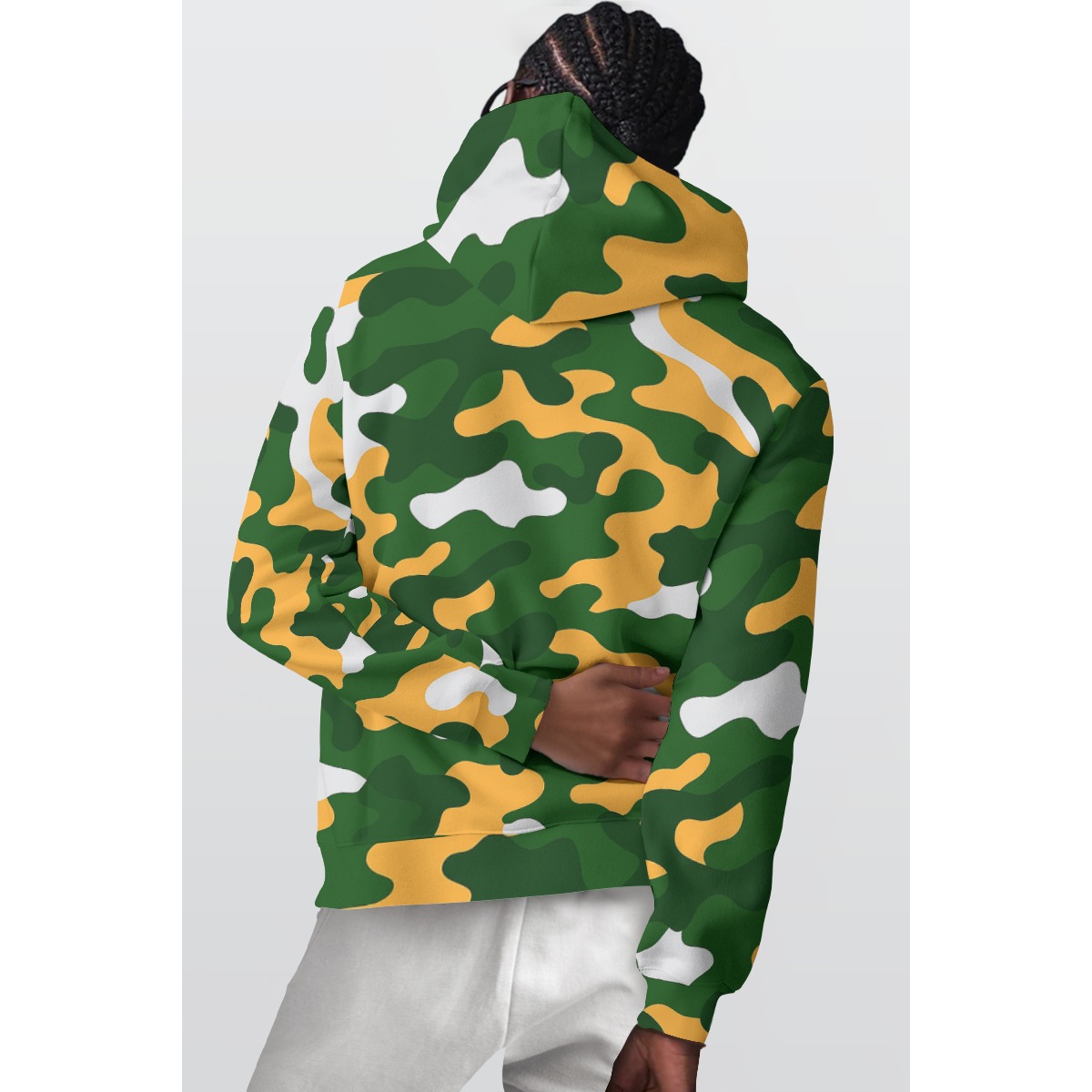 Green Bay Packers All-Over Print Men's Pullover Hoodie