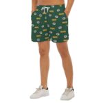 Green Bay Packers All-Over Print Men's Side Split Running Sport Shorts - Image 8