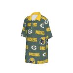 Green Bay Packers All-Over Print Teenage Polo Collar Jersey |210GSM - Image 8