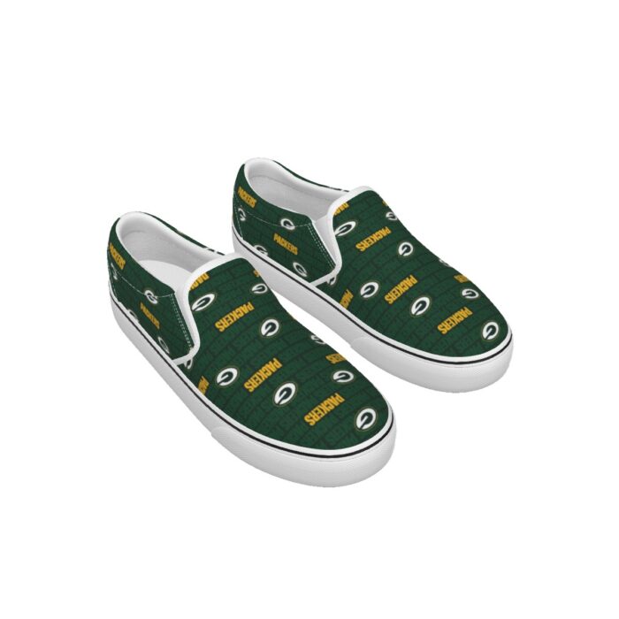 Green Bay Packers Men's Slip On Sneakers - Image 3