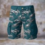 Philadelphia Eagles green Cargo Shorts - Image 2