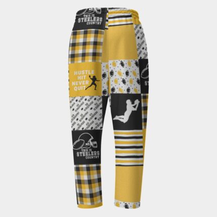 Pittsburgh Steelers Zubaz All-Over Print Men's Harem Sports Pants