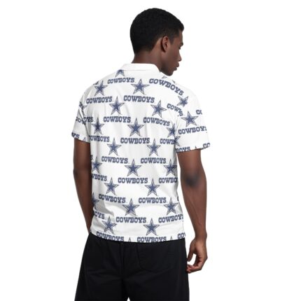 Dallas Cowboys Zubaz All-Over Print Men's Polo Collar Jersey