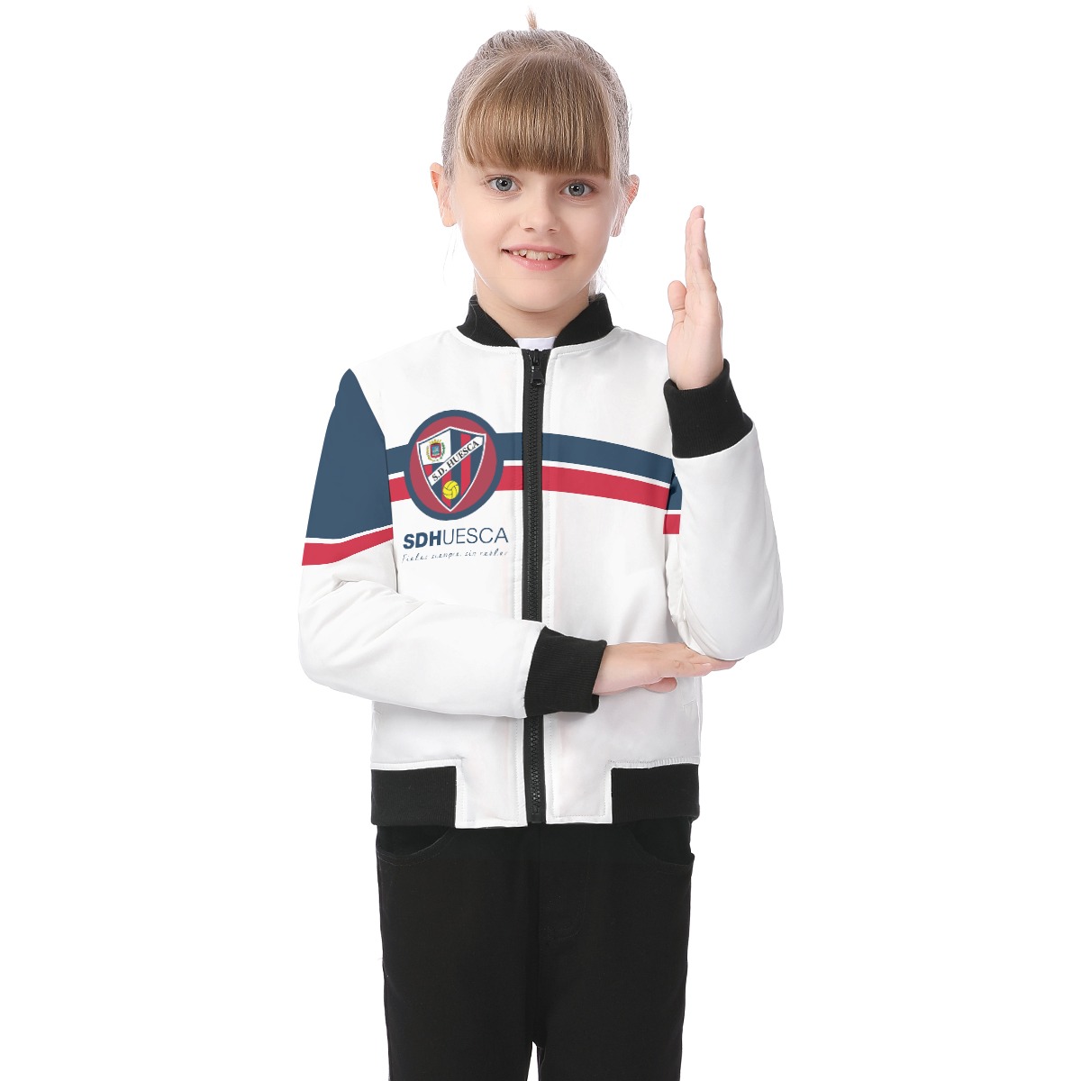 Chaqueta bomber infantil SD Huesca - Image 2