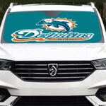 Miami Dolphins Zubaz Windshield Sunshade | 137cm(53.9”)