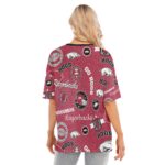 Arkansas - Razorbacks Women's T-shirt With Hem Split - Image 3