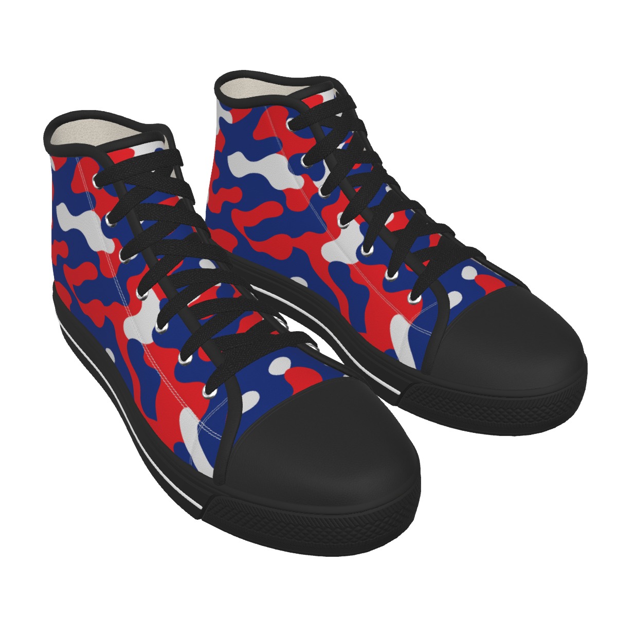 Buffalo Bills Zubaz Men's Black Sole Canvas Shoes - Image 2
