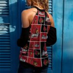 Louisville - Cardinals Women's Cold Shoulder Sweatirt - Image 2