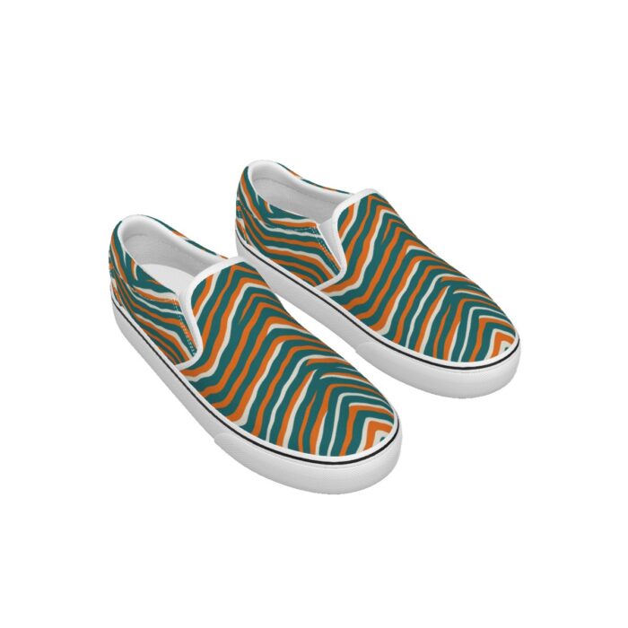 Miami Dolphins Zubaz Kid's Slip On Sneakers - Image 3