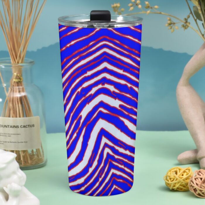 Buffalo Bills Zubaz Tumbler 30oz - Image 1