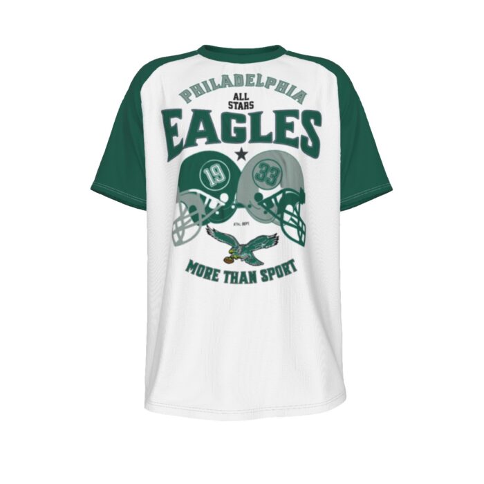 Philadelphia Eagles Zubaz All-Over Print Men's O-neck Short Sleeve T-shirt - Image 1