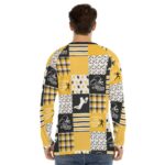 Pittsburgh Steelers All-Over Print Men's Long Sleeve T-shirt With Raglan Sleeve - Image 3