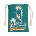 Miami Dolphins Zubaz Double-Side Printing Christmas Bag - Image 3