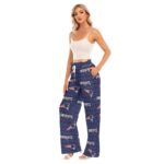 New England Patriots Zubaz All-Over Print Women's Waist Fungus Edge Wide-leg Pants - Image 4