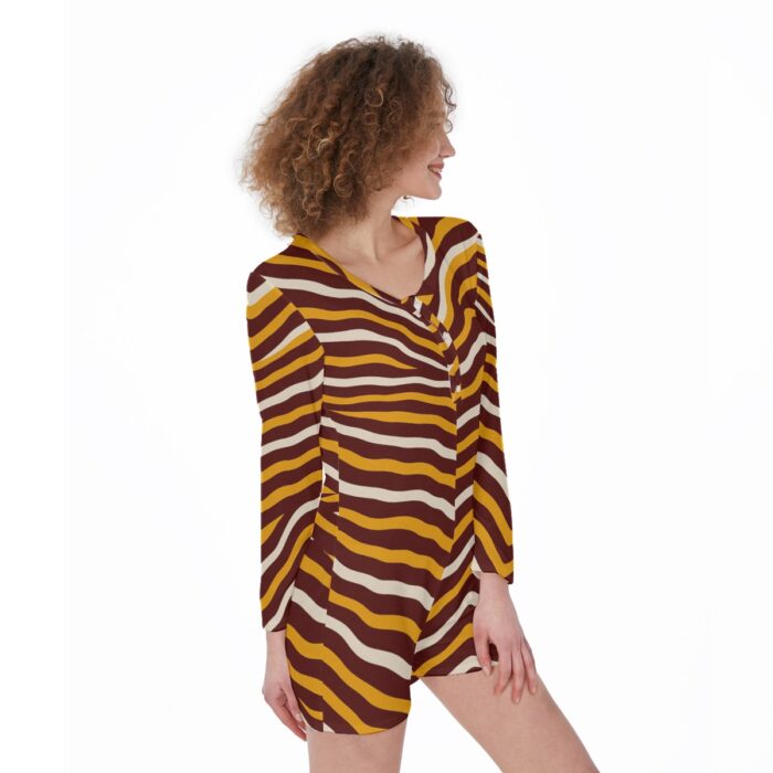 Washington Commanders Zubaz One-Piece Women's Pajamas - Image 3