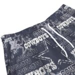 Dallas Cowboys Zubaz All-Over Print Unisex Short Pants | 310GSM Cotton - Image 2