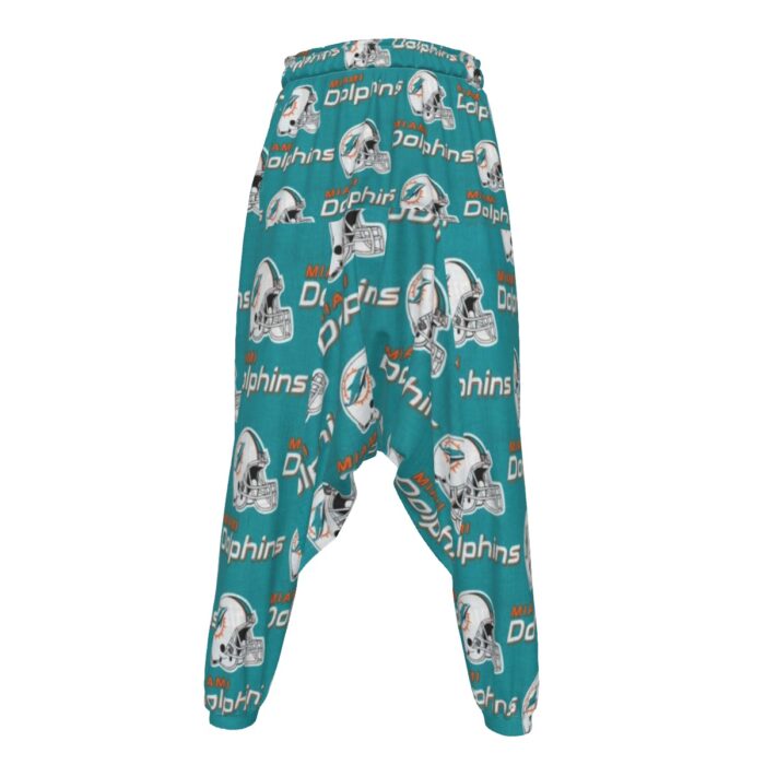Miami Dolphins Zubaz All-Over Print Men's Loose Trousers - Image 4
