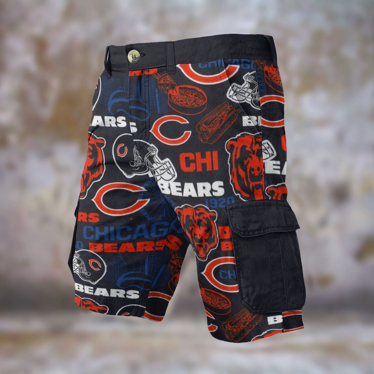 Chicago Bears football Cargo Shorts