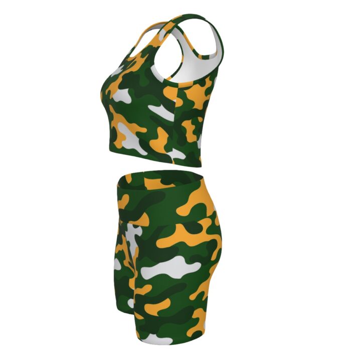 Green Bay Packers All-Over Print Women's Yoga Set - Image 1