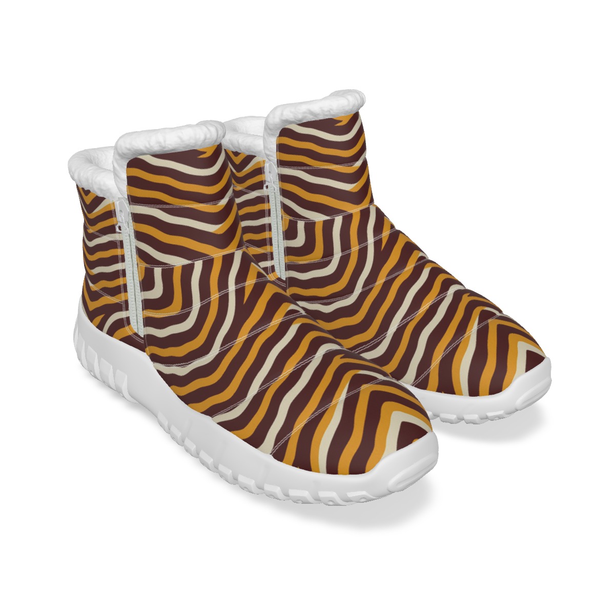 Washington Commanders Zubaz Women's Zip-up Snow Boots