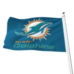 Miami Dolphins Zubaz All-Over Print Flag - Image 2