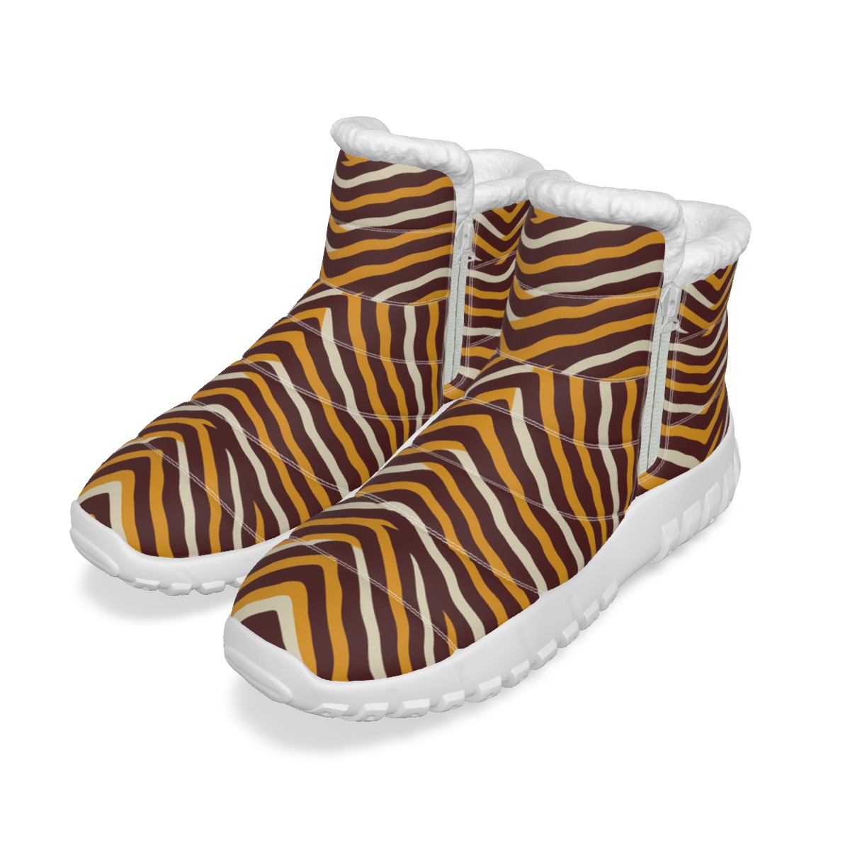 Washington Commanders Zubaz Women's Zip-up Snow Boots - Image 3