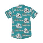 Miami Dolphins Zubaz All-Over Print Men's Deep V-neck Short Sleeve T-shirt - Image 5