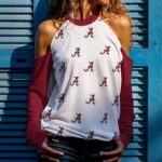Alabama - Crimson Tide Women's Cold Shoulder Sweatirt
